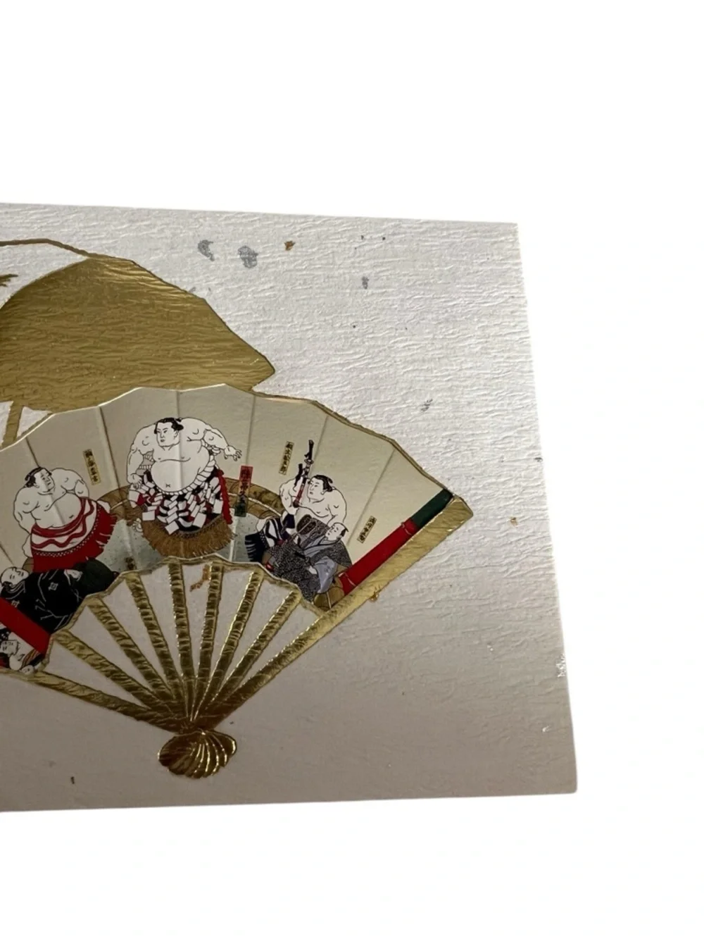 Fukui Asahido Blank Greeting Card Print Kyoto Japan Sumo Wrestler Fan Print
